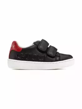 Кожаные кеды Ace Gucci, черный