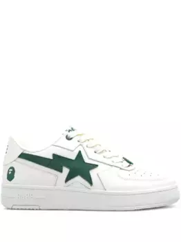Кожаные кроссовки A BATHING APE, белый