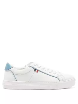 Кожаные кроссовки alodie Moncler, белый