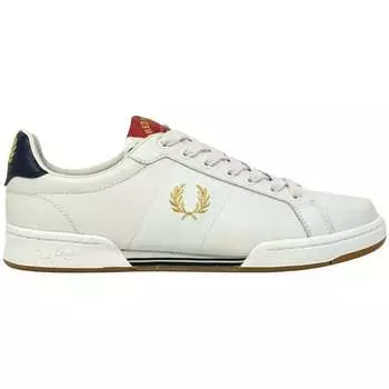 Кожаные кроссовки B1258 162 Fred Perry, белый