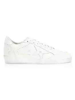Кожаные кроссовки Ballstar Golden Goose, белый
