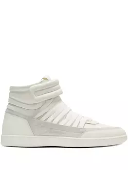 Кожаные кроссовки Balmain, белый