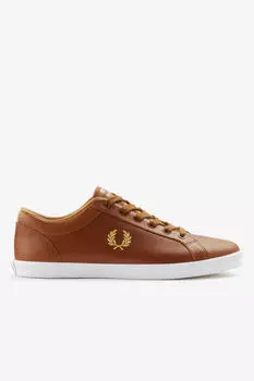 Кожаные кроссовки Baseline Fred Perry, коричневый