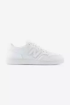 Кожаные кроссовки BB480L3W New Balance, белый