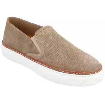 Кожаные кроссовки без шнуровки Thomas & Vine Tillman, цвет Taupe