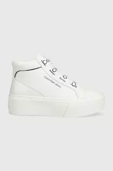 Кожаные кроссовки Calvin Klein Jeans, белый