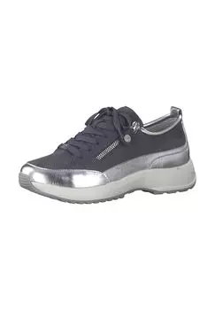 Кожаные кроссовки Caprice, цвет Blau/Silber