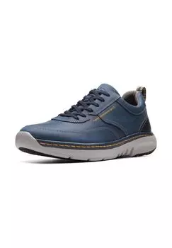 Кожаные кроссовки CLARKS, темно-синий