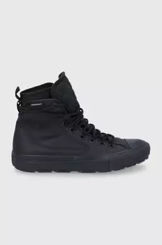 Кожаные кроссовки Converse, черный