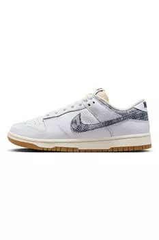 Кожаные кроссовки Dunk с логотипом Nike, белый