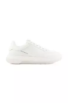 Кожаные кроссовки Emporio Armani, белый