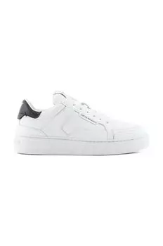 Кожаные кроссовки Emporio Armani, белый