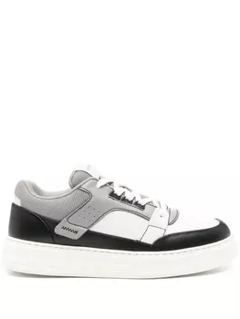 Кожаные кроссовки Emporio Armani, серый