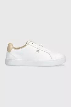 Кожаные кроссовки ESSENTIAL COURT SNEAKER Tommy Hilfiger, белый