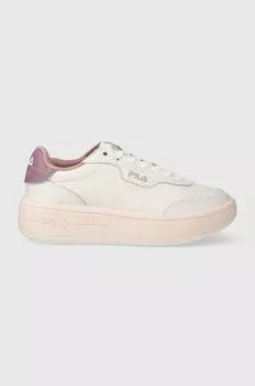 Кожаные кроссовки Fila, розовый