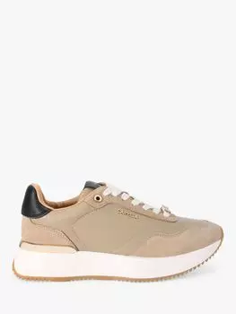 Кожаные кроссовки Flare Carvela, коричневый