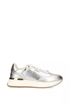 Кожаные кроссовки Flare Carvela, серебро