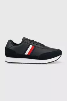 Кожаные кроссовки FM0FM04397 CORE EVA RUNNER CORPORATE LEA Tommy Hilfiger, темно-синий