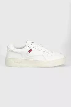 Кожаные кроссовки Glide Levi's, белый