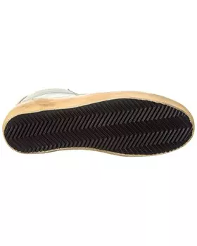 Кожаные кроссовки Golden Goose Mid Star, белый