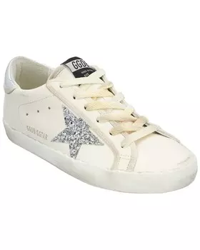 Кожаные кроссовки Golden Goose Superstar, белый
