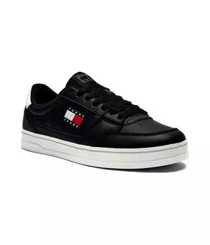 Кожаные кроссовки Гринвич новые Tommy Jeans, черный