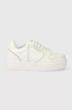 Кожаные кроссовки Guess, белый