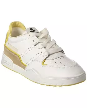 Кожаные кроссовки Isabel Marant Emree, желтый