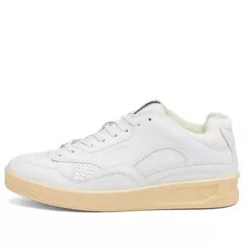 Кожаные кроссовки Jil Sander, белый