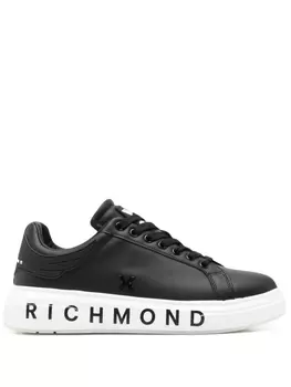 Кожаные кроссовки John Richmond, черный