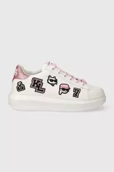 Кожаные кроссовки KAPRI Karl Lagerfeld, белый
