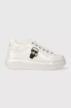 Кожаные кроссовки KAPRI Karl Lagerfeld, белый