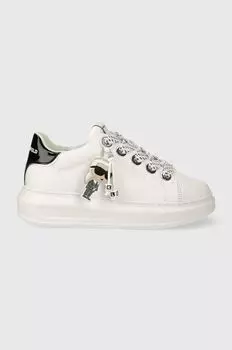Кожаные кроссовки KAPRI Karl Lagerfeld, белый