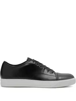 Кожаные кроссовки Lanvin, черный