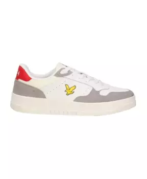 Кожаные кроссовки Lyle & Scott, белый