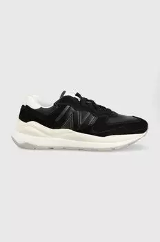 Кожаные кроссовки M5740SLB New Balance, черный
