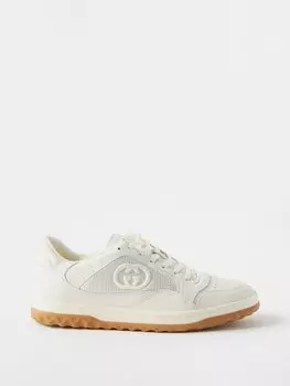Кожаные кроссовки mac80 Gucci, белый
