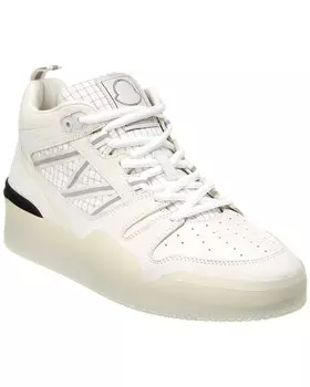 Кожаные кроссовки Moncler Pivot Mid, белый