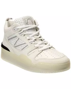 Кожаные кроссовки Moncler Pivot Mid, белый