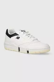 Кожаные кроссовки MSFTSrep New Balance, белый