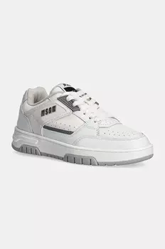 Кожаные кроссовки Msgm, белый