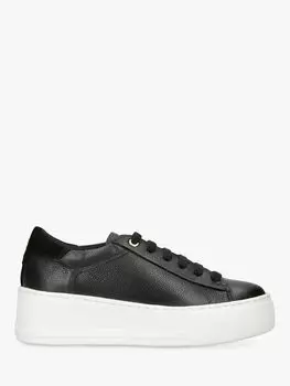 Кожаные кроссовки на платформе Kurt Geiger London Highgate, черные