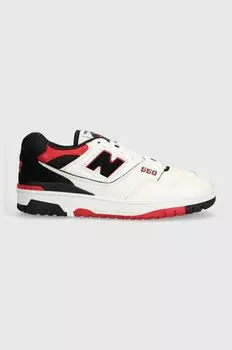 Кожаные кроссовки New Balance, белый