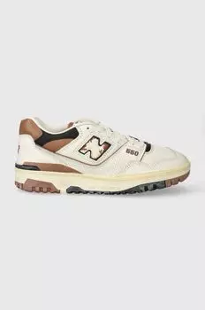 Кожаные кроссовки New Balance, белый