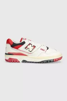 Кожаные кроссовки New Balance, белый
