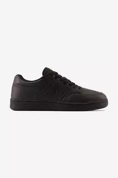 Кожаные кроссовки New Balance, черный