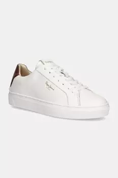 Кожаные кроссовки Pepe Jeans PLS00030, белый