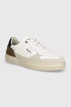 Кожаные кроссовки Pepe Jeans PMS00019, белый