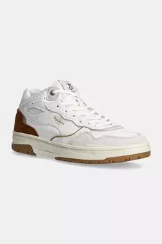 Кожаные кроссовки Pepe Jeans PMS00032, белый