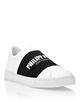 Кожаные кроссовки Philipp Plein TM, белый